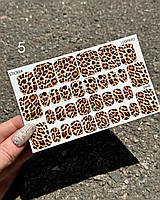 Пленка для ногтей "Stickerspace" №05 Leopard pedi