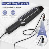 Автомобільний акумуляторний портативний пилосос Car vacuum cleaner, Бездротовий автопилосос DY-78, фото 3