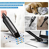 Автомобільний акумуляторний портативний пилосос Car vacuum cleaner, Бездротовий автопилосос DY-78, фото 7