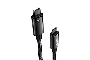 Кабель Baseus 240W PD 3.1 5A QC 4.0 Super Charge Black 2m