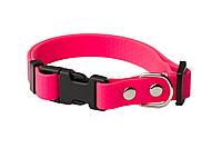 Ошейник для собаки Pet & Co водонепроницаемый соты M 38-48 см Ш 20 мм розовый