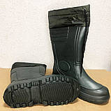 Робоче взуття для чоловіків, Стильні гумові черевики осінь-зима, Гумові чоботи спеціальні AO-84, фото 5