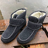 Бабушці бурки жіночі 39р 25см, Калоші жіночі, Чоботи черевики жіночі зимові Домашні чуни WZ-14, фото 2