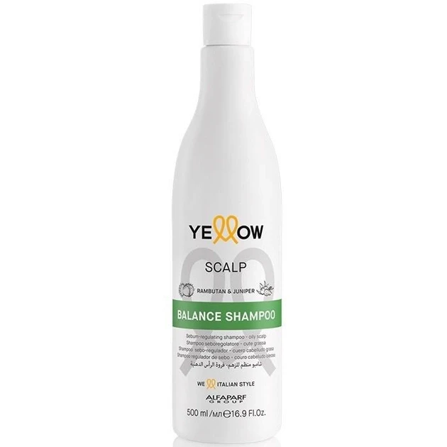 Балансирующий шампунь для жирной кожи головы Yellow Scalp Balance Shampoo 500 мл