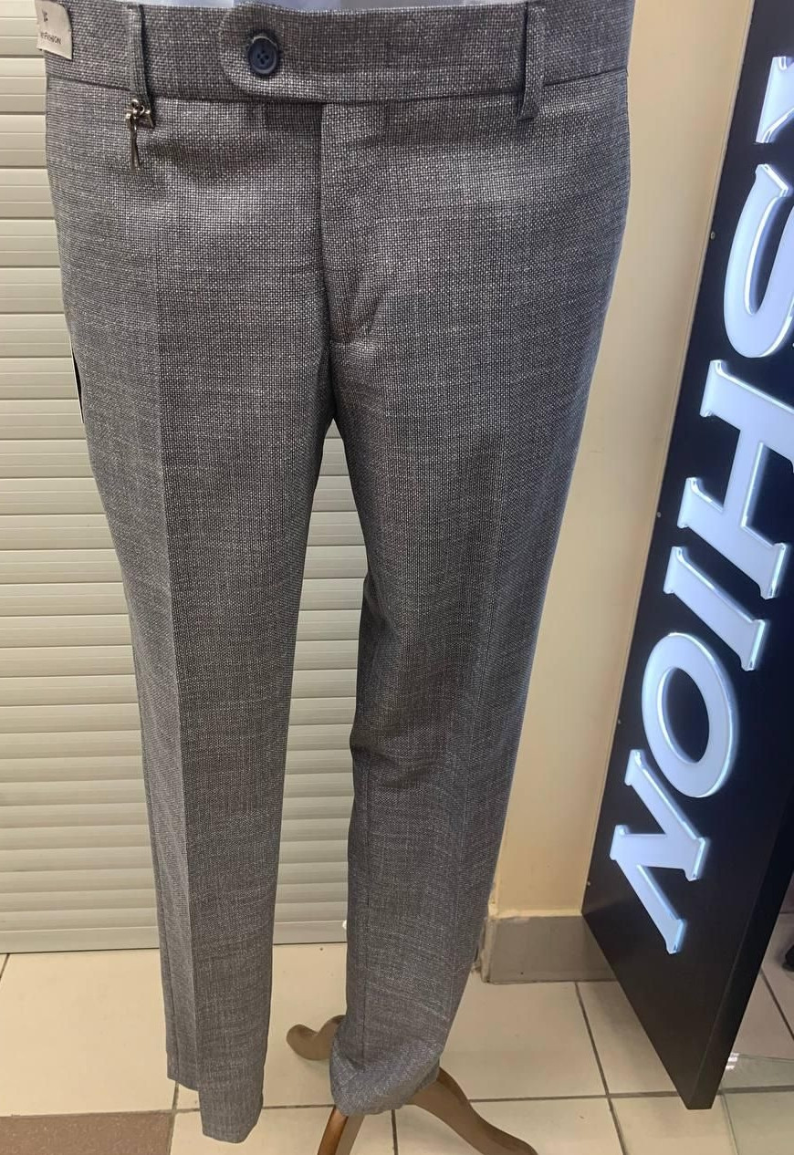 Штани чоловічі Slim fit West-Fashion модель А 182 сірого кольору