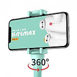 Гнучкий тримач для телефону з універсальними присосками Cute Worm Lazy Holder. Колір блакитний KV-52, фото 3