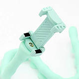 Гнучкий тримач для телефону з універсальними присосками Cute Worm Lazy Holder. Колір блакитний KV-52, фото 8