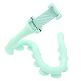 Гнучкий тримач для телефону з універсальними присосками Cute Worm Lazy Holder. Колір блакитний KV-52, фото 4