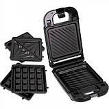 Електрогриль притискний ребристий Magio, Контактний гриль для кафе, Гриль притискний хороший WX-77, фото 10