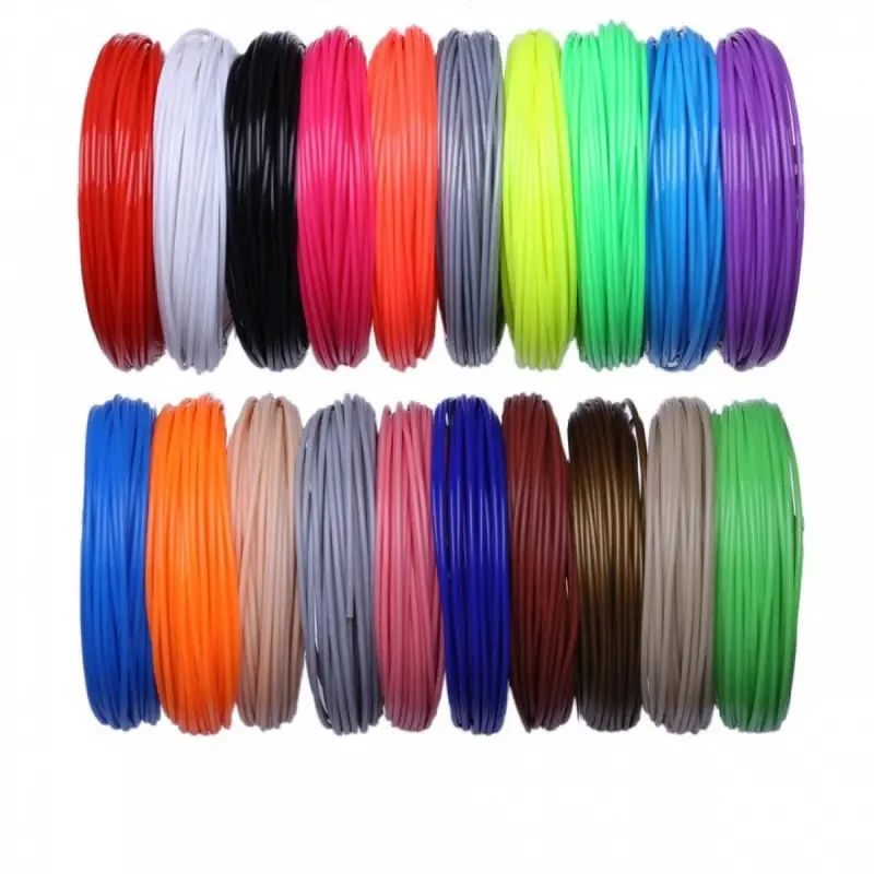 Набір пластику для 3D ручки PLA 20 кольорів по 10 м в асортименті, фото 1