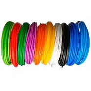 Набір пластику для 3D ручки PLA 20 кольорів по 10 м в асортименті, фото 2