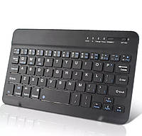 Бездротова акумуляторна клавіатура для ПК, телефона, планшета, ноутбука (чорна)