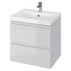 Шафка та раковина Moduo 60 сірий (S801-222) Cersanit Art. S801-222