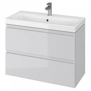 Тумба та раковина Moduo Slim 80 сірий (S801-224) Cersanit Art. S801-224