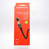 USB кабель Tornado TX14 Magnetic Lightning (2,4A/1м)- чорний