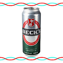 Пиво Beck`s світле 500мл