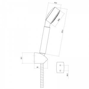 Душовий набір Aton (S951-024) Cersanit Art. S951-024, фото 2