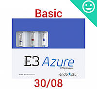 ENDOSTAR E3 AZURE BASIC, размер 30/08, 6 шт, 25 мм, АЖУР БЕЙЗИК (Poldent)