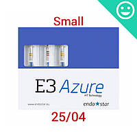 ENDOSTAR E3 AZURE SMALL, размер 25/04, 6 шт, 25 мм, АЖУР СМОЛ (Poldent)