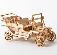 Декоративная деревьяная игрушка-пазл 3D "Машинка"