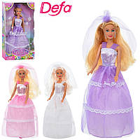 Кукла в пишном платье DEFA 8065 невеста, 28 см The Beautiful Princess