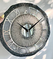 Часы настенные круглые из эпоксидной смолы EPOXY M90 32x32 см