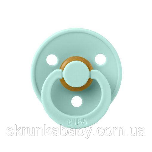 Соска пустушка BIBS Colour Latex Round (кругла) – Mint 6-18 міс, фото 1