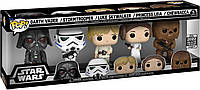 Набор Фанко Поп 64122 Funko Pop! Star Wars 5 фигурок Darth Vader, Stormtrooper, Luke ,Leia, Chewbacca