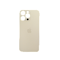 Скло корпусу iPhone 14 Pro Gold BIG (великий отвір)