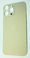 Скло корпусу iPhone 13 Pro Max Gold BIG (великий отвір)