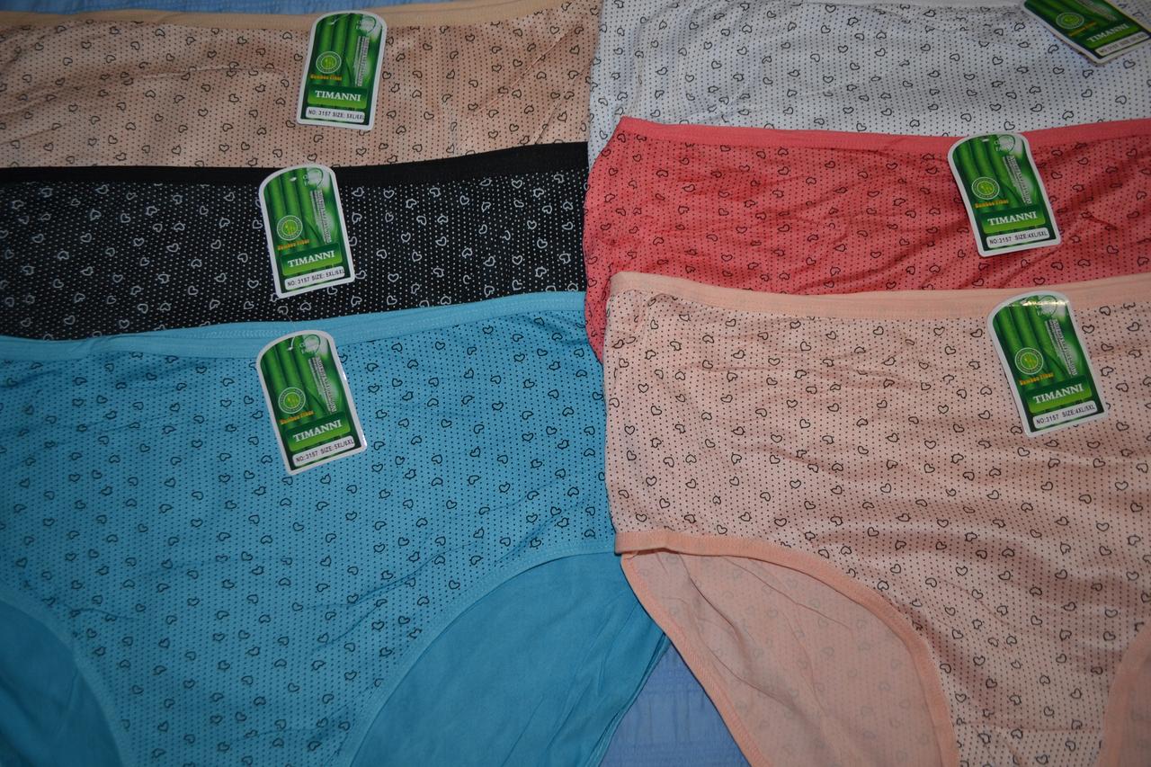 Трусики бамбук Timanni горошки і сердечки, фото 1