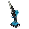 Акумуляторна ланцюгова міні електропила Makita DUC155Z 24V 5Ah шина 15 см | Пила електрична | АКБ пила, фото 4