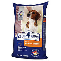 Club 4 Paws Premium Medium Breeds Клуб 4 лапи сухий корм для дорослих собак середніх порід 14 КГ