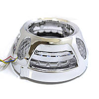 Маски 2,8" Panamera DRL LED W+Y CREE