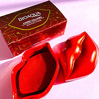 Патчи гидрогелевые для губ с вишней Bioaqua Cherry Collagen 20 штук