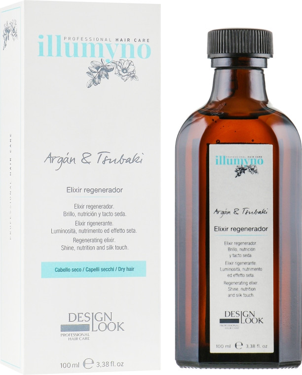 Еліксир для відновлення волосся Design Look Illumyno Argan Tsubaki 100мл (Оригінал)