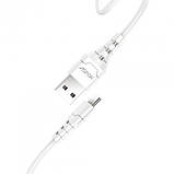 USB кабель Aspor A100 Micro Fast Charge 3A/1м- білий, фото 3