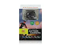 Видеокамера Action Sport Camera c дисплеем 4К/WIFI/microUSB/60fps S2 20шт 7482