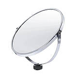 Кільцева світлодіодна лампа 50 см із дзеркалом сумкою та 3 тримачами LED селфі кільце з пультом для фото відео, фото 4