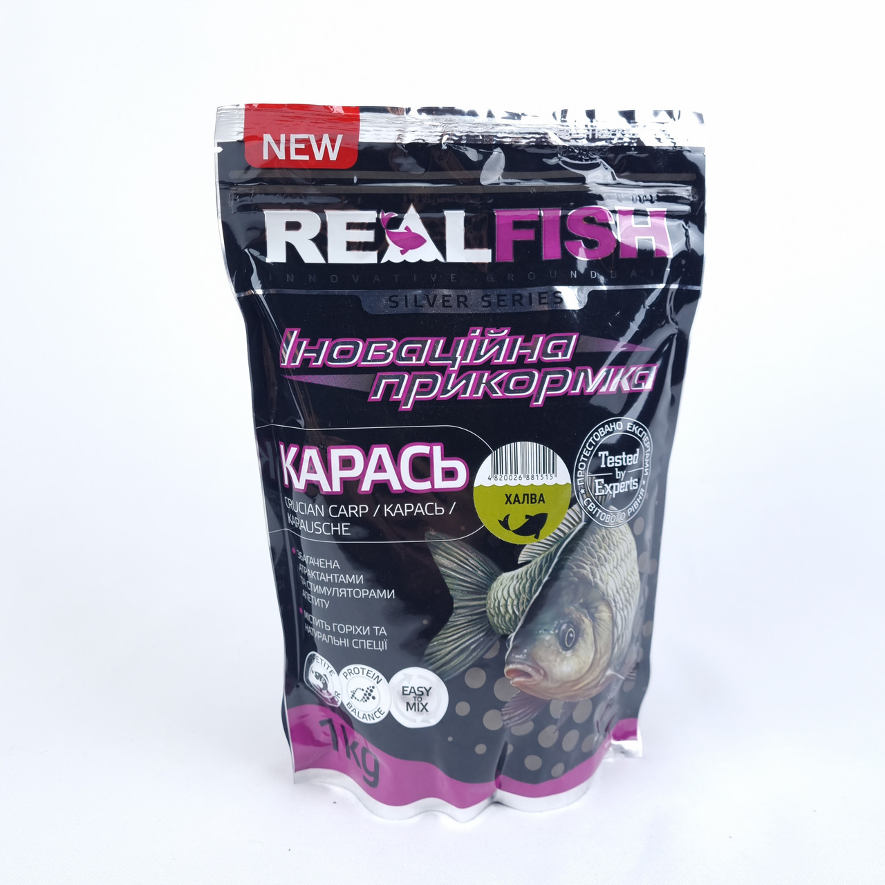 Прикормка на карася Real Fish 1кг Карась Халва