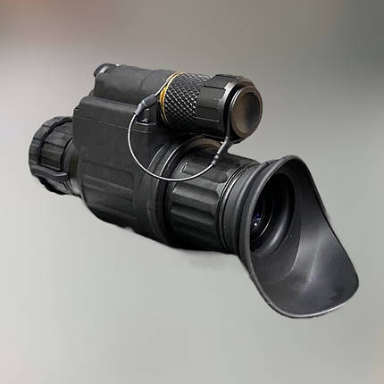 ПНБ, Монокуляр нічного бачення AGM WOLF-14 NW2, білий фосфор, кріплення на шолом, кейс, футляр, фото 1