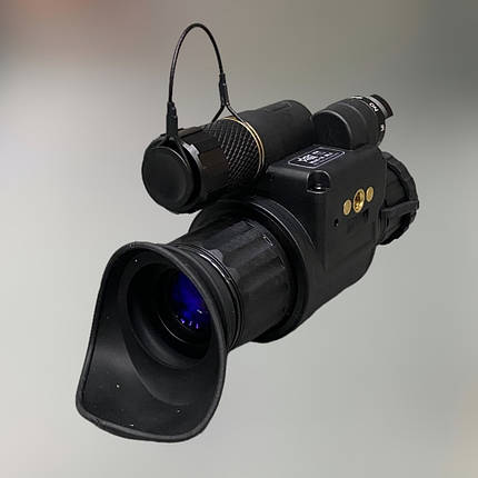 ПНБ, Монокуляр нічного бачення AGM WOLF-14 NL2, зелений фосфор, кріплення на шолом, кейс, футляр, фото 1