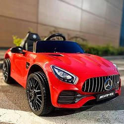 Дитячий одномісний електромобіль джип машина Mercedes M 4062EBLR-3 ліцензійний / колір червоний