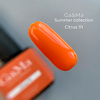 Ga&Ma Summer Collection No111 Citrus — гель-лак, літня колекція, цитрус, 10 мл