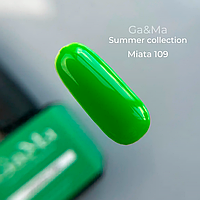 Ga&Ma Summer Collection No109 Miata гель-лак, літня колекція, м'ята, 10 мл