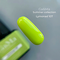 Ga&Ma Summer Collection №107 Lymonad - гель-лак, летняя коллекция, лимонад, 10 мл