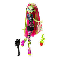 Лялька Монстер Хай Венера МакФлайтрап базова з вихованцем Monster High Venus McFlytrap Ваѕіс