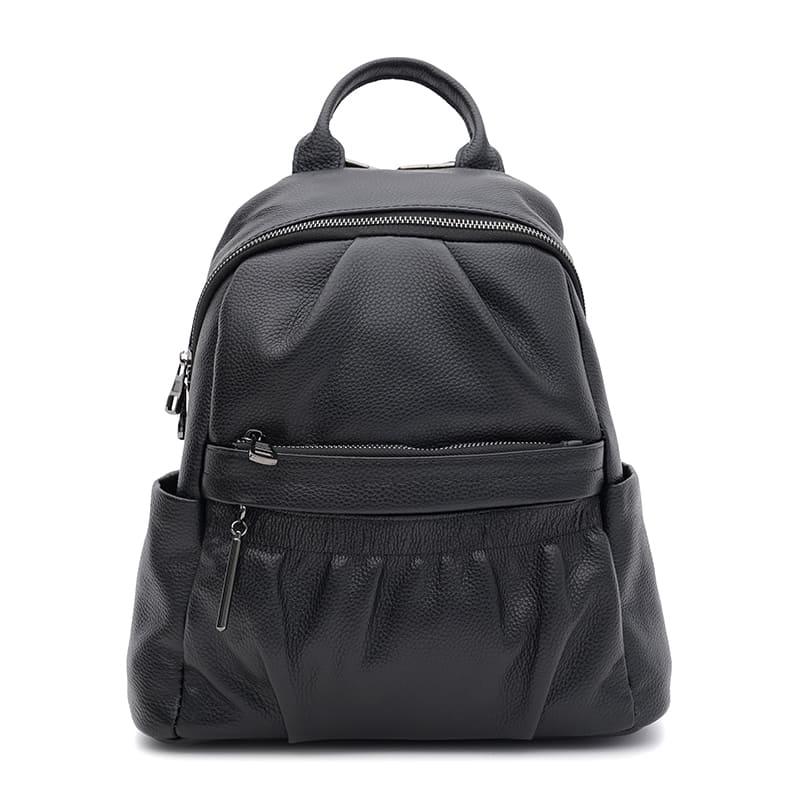Жіночий шкіряний рюкзак Ricco Grande K18166bl-black, фото 1