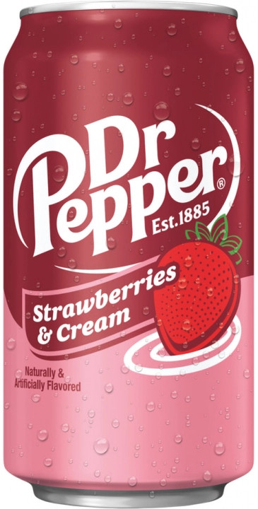 Dr Pepper Strawberry & Cream 355ml USA