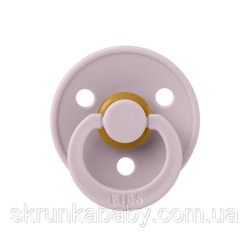 Соска пустушка BIBS Colour Latex Round (кругла) – Dusky Lilac 0-6 міс